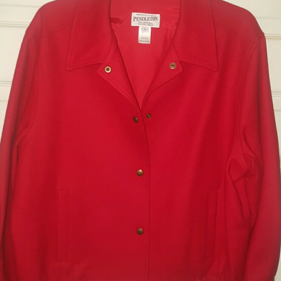 Pendleton Jackets & Blazers - Pendleton Red Wool Coat